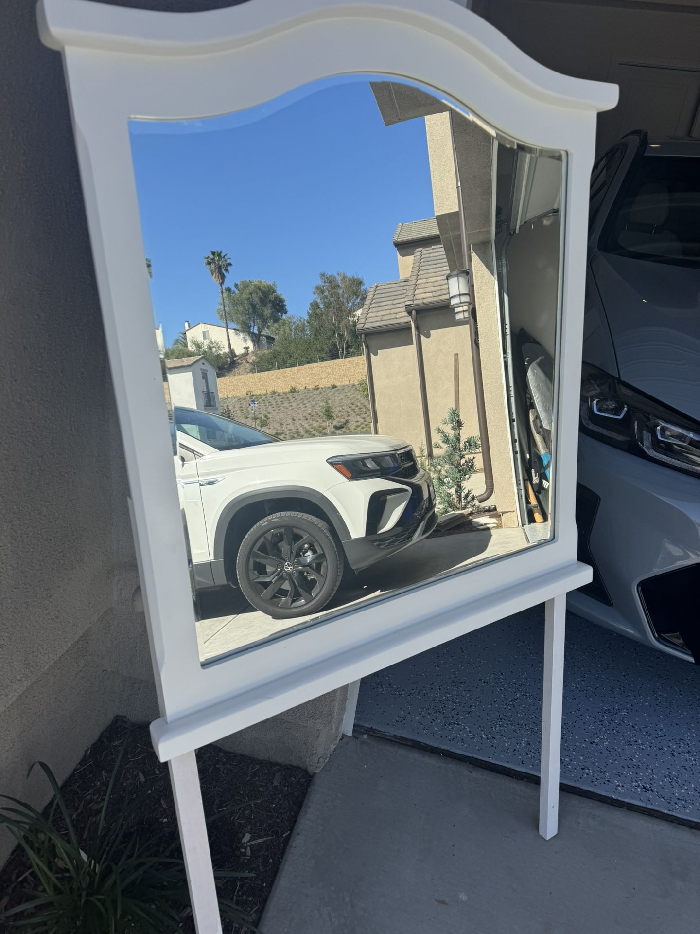 White Dresser Mirror