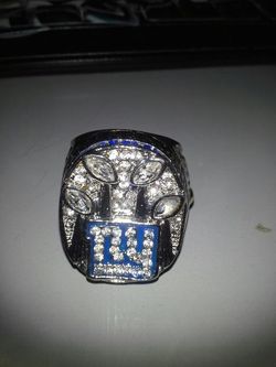 NEW YORK GIANTS REPLICA SUPERBOWL RING SIZE 11
