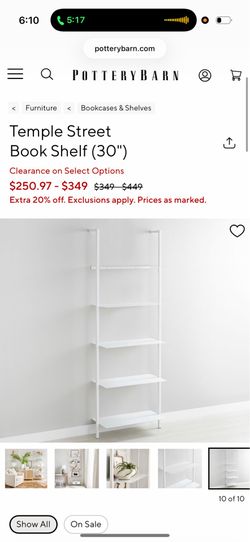 Pottery Barn shelves