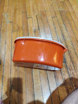 Tupperware vintage ham storage
