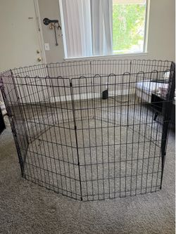 8-Panel Metal Exercise Pen