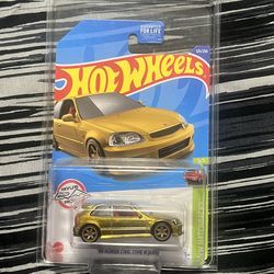 Hotwheels gold nugget Honda civic $300