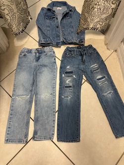 Kids Denim Jacket and Jeans Bundle