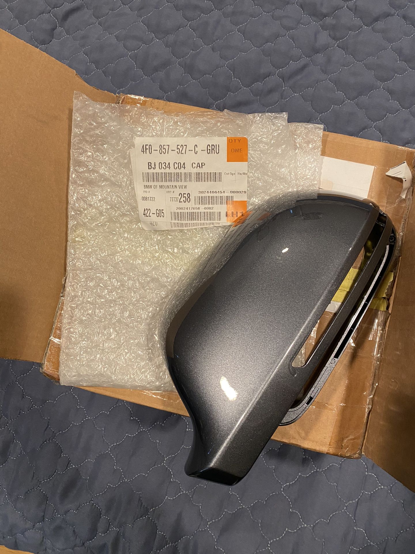 Audi Left Side Mirror Cover
