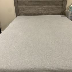 Queen size bed with Box spring and mattress