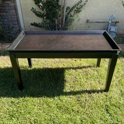 Coffee Table Dark Brown Black Wood