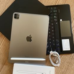 iPad Pro 11” (M2 chip / 2022 model) 4th Generation 128GB with keyboard case and stylus pen