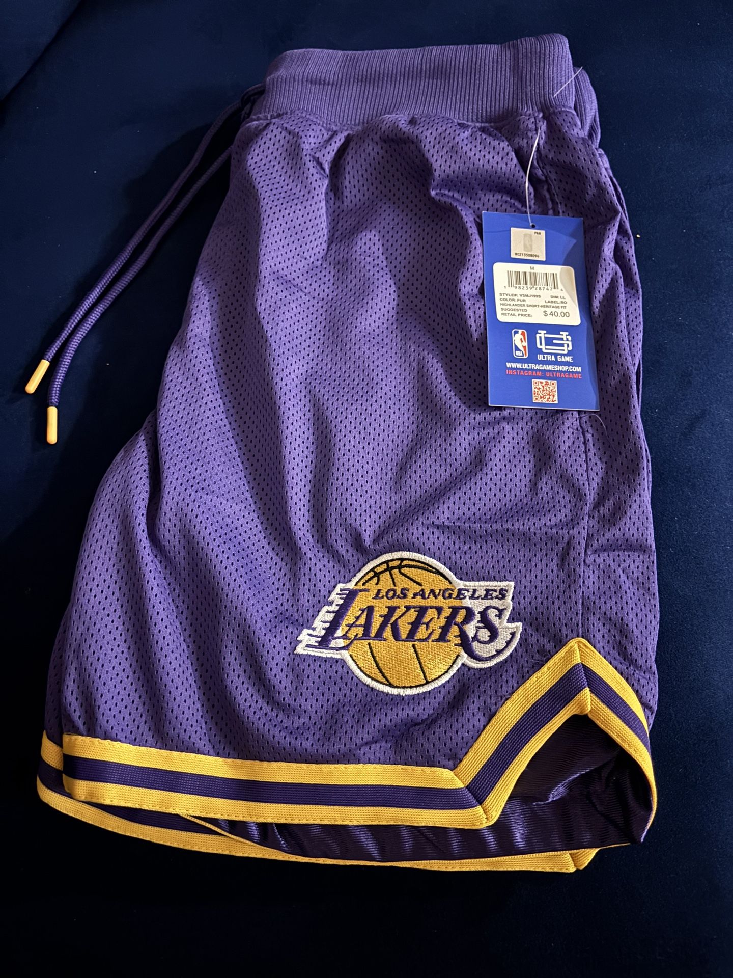 NBA Lakers Basketball Shorts