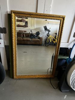 Gold Framed Mirror