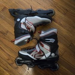 K2 EXO Inline Skates Black and Red Mens Size 10