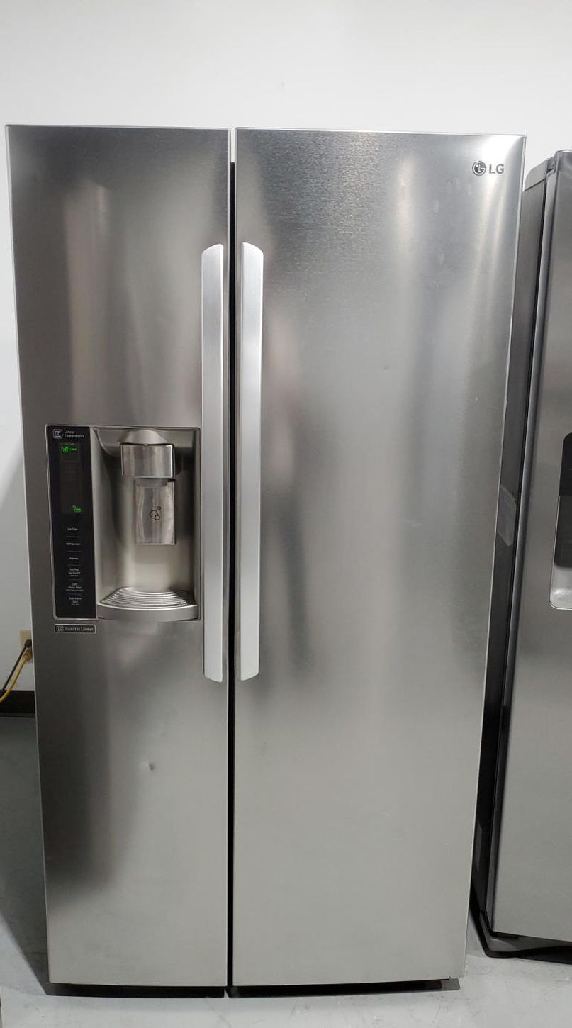 LG Side By Side Stainless Steel Refrigerator
