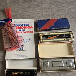 Vintage M. Hohner The Echo Harp Harmonica Germany