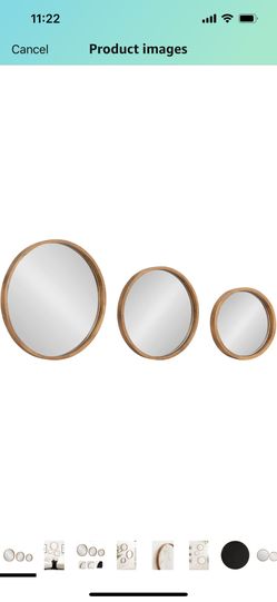 Decorative Wall Mirrors 6 Piece