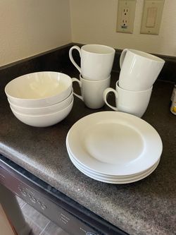Crate & Barrel Porcelain Dishes
