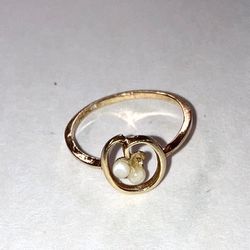 Antique Seed Pearl Stickpin Ring