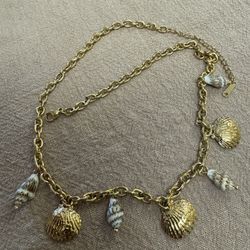 Natural Shell 14K Gold Pvd Plated Charm Pendant Handmade Necklace For Women Holiday Fashion Accessories Jewelry Waterproof With For You Accessories Tr