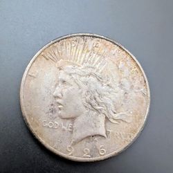 1926s Better Date Silver Peace Dollar Coin