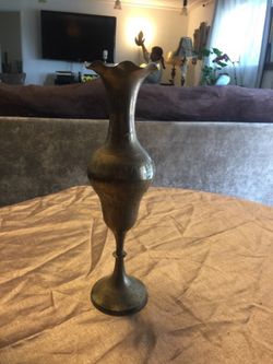 Brass vase