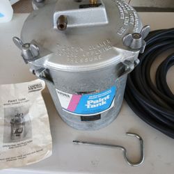 Paint Tank With 60' Foot Hose 