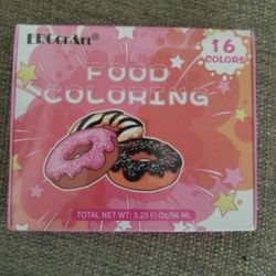 Food Coloring Box 16 Colors 