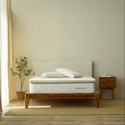 Silk & Snow Organic Mattress Topper king size. 2 inches