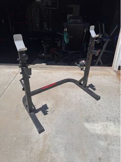 Bench and squat rack