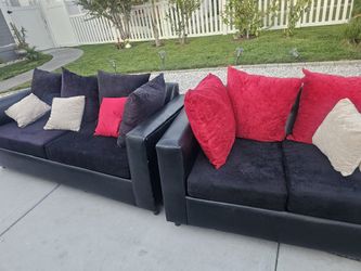 Couches w/ pillows