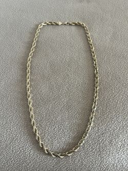 10k Gold Solid Rope Chain