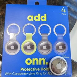Apple Air Tag And One Holder Of Your Color Choice.