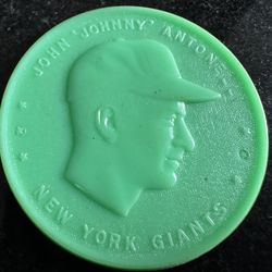 1955 Armour Coin Johnny Antonelli & Harvey Kuenn