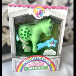 My Little Pony Minty 40th Anniversary Classic Collection with Brush