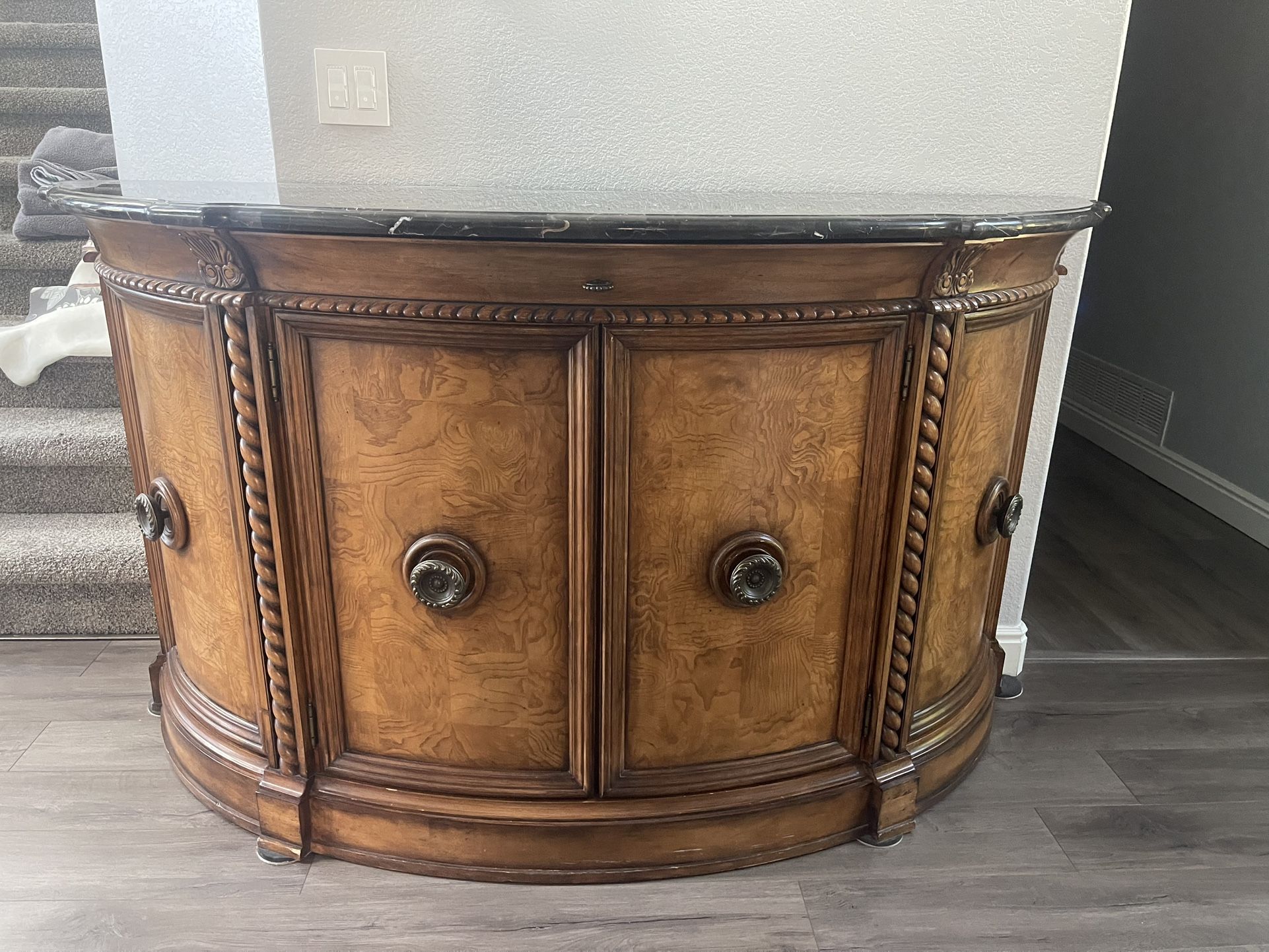 Elegant Wood Buffet Cabinet