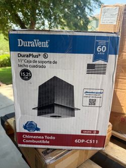 DuraVent DuraPlus 11" Square Ceiling Support Box