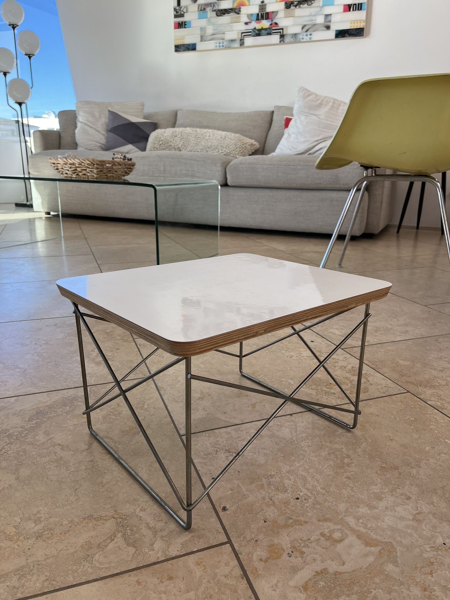 Eames Wire Base Low Table by Modernica- Excellent Cond!