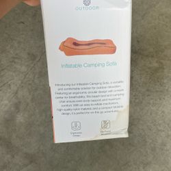 Inflatable Camping Sofa And 2 In 1 Heater Stove