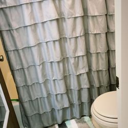 Shower Curtain An Rug 