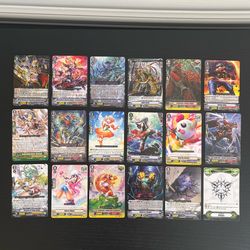 Bushiroad Cardfight Vanguard Card Lot Of 18