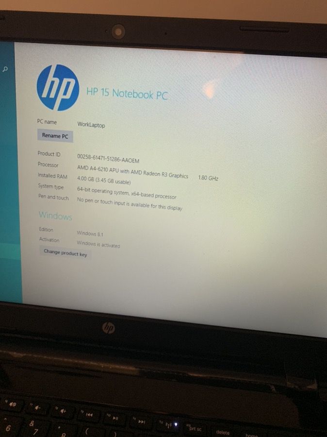 HP 15 Notebook PC