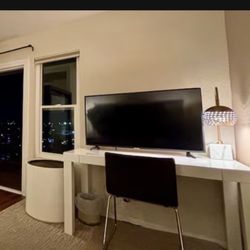 One Samsung 43 inch 4K LED UHD Smart TV with Remote