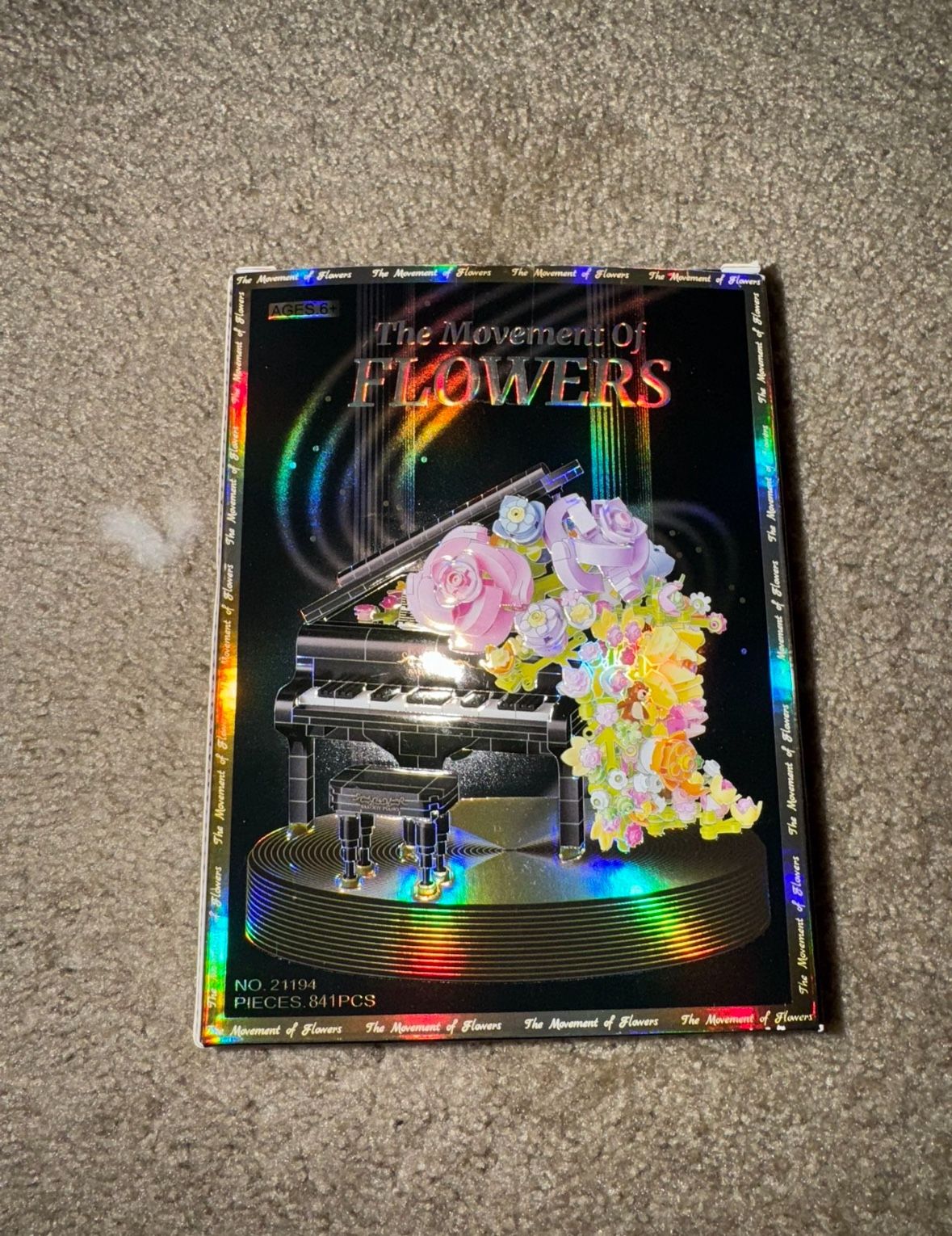 Piano flowers lego