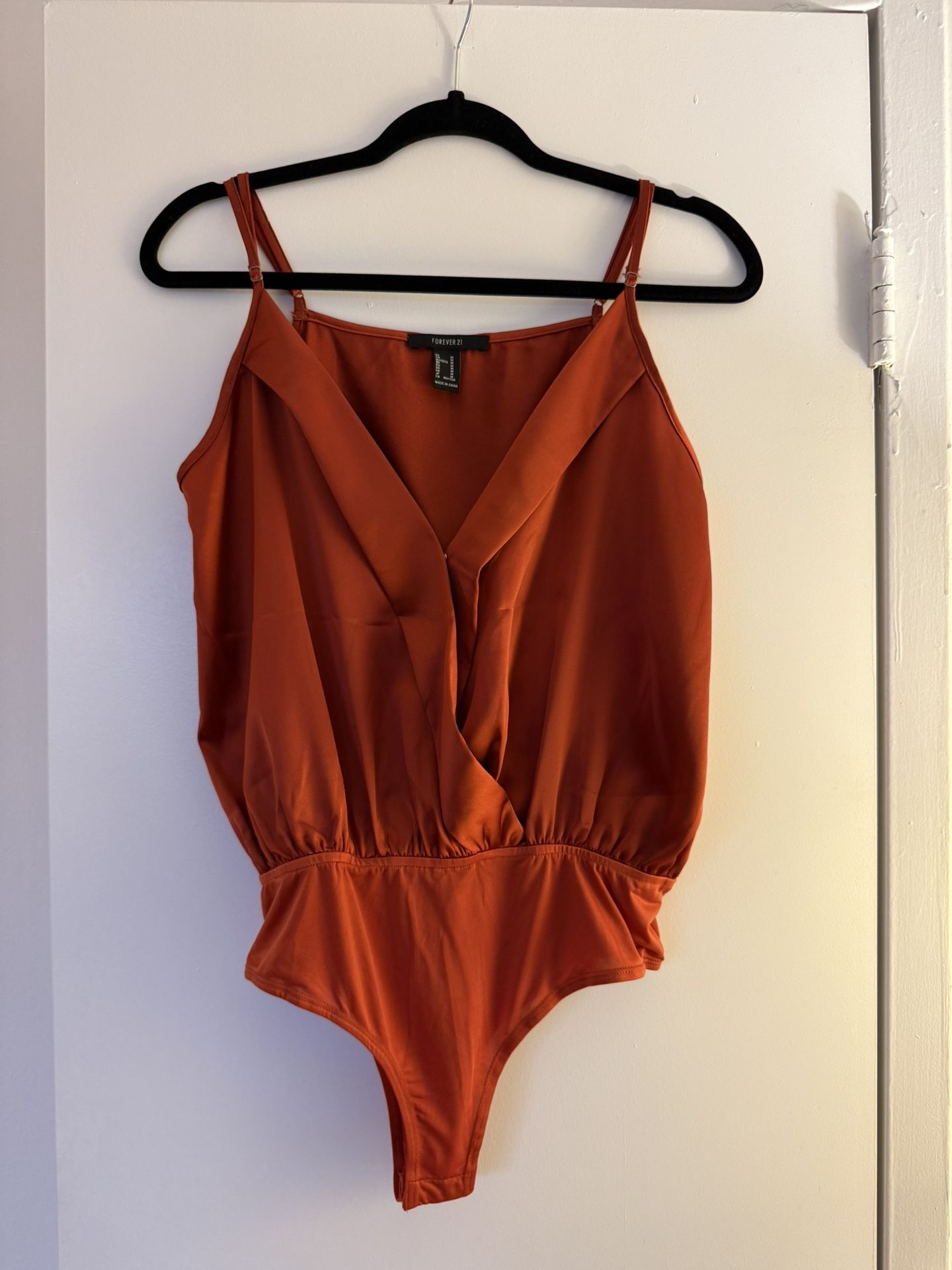 Forever 21 Silky Bodysuit - Medium