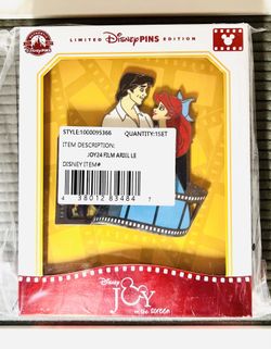 2024 Ariel Little Mermaid LE 300 Jumbo Pin D23 Expo Disney Joy On The Screen