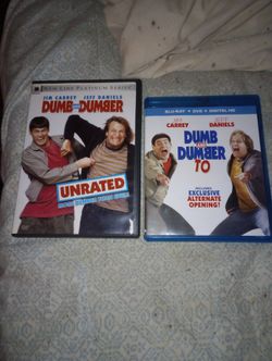 Dumb And Dumber Unrated Dvd And Dumb And Dumber Too Blu Ray Plus Dvd