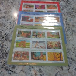 Disney Animal Stories In Postage Stamps