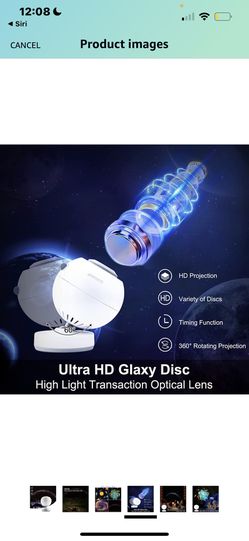 POCOCO Star Projector,Galaxy Lite Home Planetarium Galaxy Projector with  Real Starry Skylight Presentation,Night Light Ambiance - AliExpress