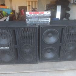 2 Audio Centro Speakers And Audio Equipment 