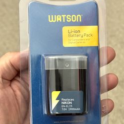 Watson NIKON EN-EL15 Battery (1900mAh, 7.0v) for Nikon Cameras (DSLR/Mirrorless)