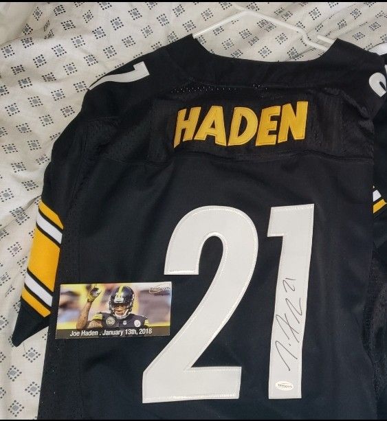 Steelers Joe Haden #21 autographed Jersey TSE certified