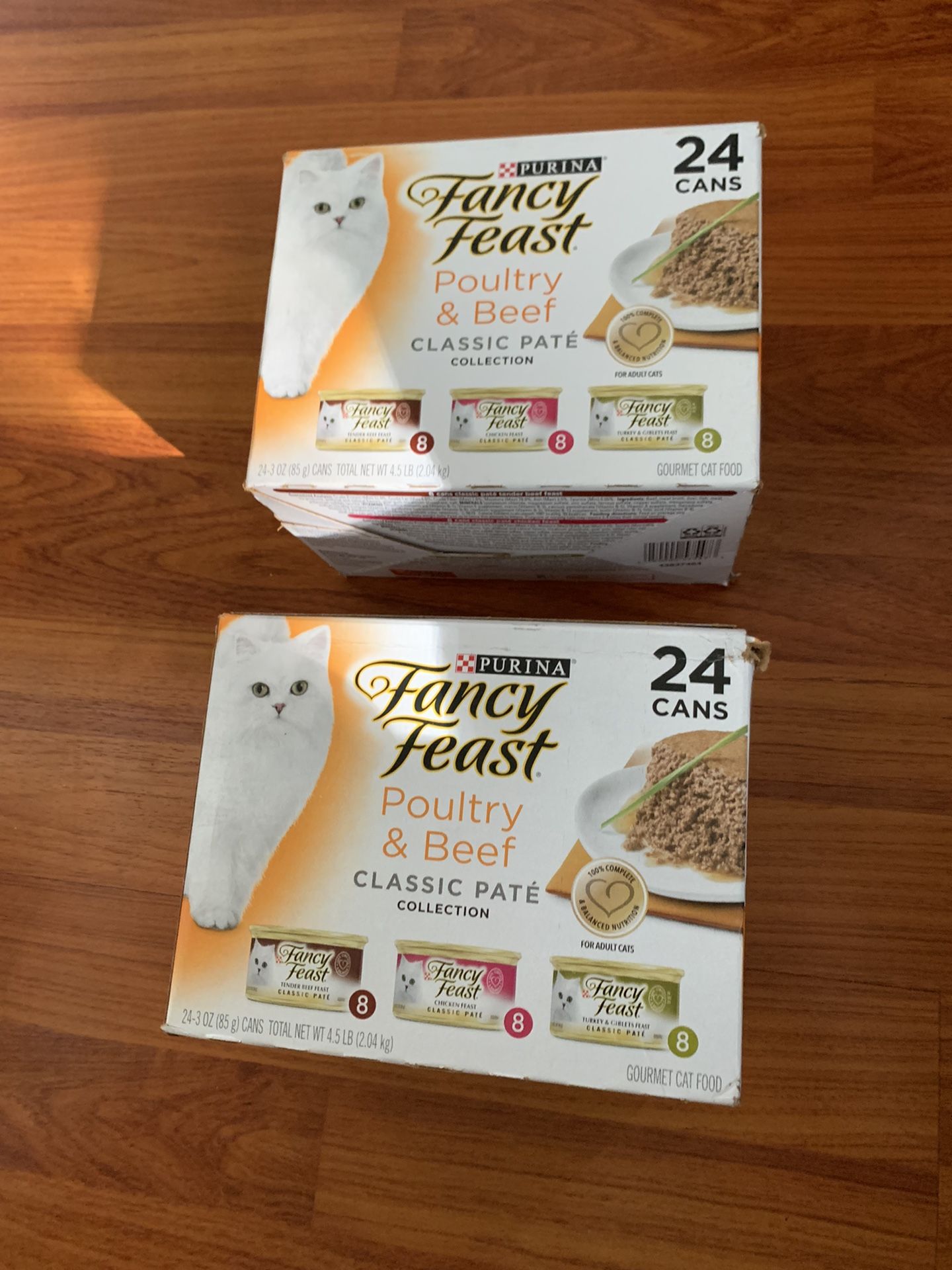 Two Boxes Cat Food