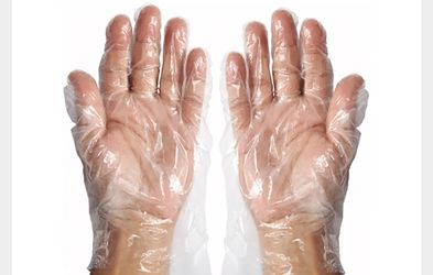 200 COUNT SC HEALTH DISPOSABLE GLOVES TRANSPARENT PE